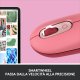 Logitech POP Mouse Wireless con Emoji personalizzabili, Tecnologia SilentTouch, Precisione e Velocità, Design Compatto, Bluetooth, USB, Multidispositivo, Compatibile OS - Heartbreaker 14