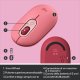 Logitech POP Mouse Wireless con Emoji personalizzabili, Tecnologia SilentTouch, Precisione e Velocità, Design Compatto, Bluetooth, USB, Multidispositivo, Compatibile OS - Heartbreaker 15