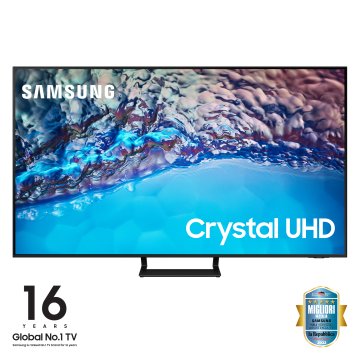 Samsung Series 8 TV Crystal UHD 4K 75” UE75BU8570 Smart TV Wi-Fi Nero 2022, Ultra sottile, Colori reali, Gaming mode, Suono dinamico