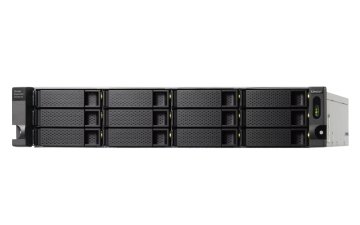QNAP TL-R1200C-RP contenitore di unità di archiviazione Box esterno HDD/SSD Nero, Grigio 2.5/3.5"