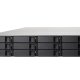 QNAP TL-R1200C-RP contenitore di unità di archiviazione Box esterno HDD/SSD Nero, Grigio 2.5/3.5