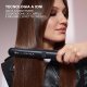 Bellissima Imetec Piastra Creativity Ion, Capelli Lisci o Mossi, Ionizzatore, Rivestimento Ceramica Diamond e Cheratina, 5 Temperature 150/230°C con Funzione Memory 4