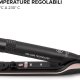 Bellissima Imetec Piastra Creativity Ion, Capelli Lisci o Mossi, Ionizzatore, Rivestimento Ceramica Diamond e Cheratina, 5 Temperature 150/230°C con Funzione Memory 8