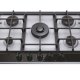 Haier Series 4 HAHG7W5XH Acciaio inox Da incasso 74.5 cm Gas 5 Fornello(i) 7
