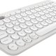 Logitech Pebble Keys 2 K380s tastiera RF senza fili + Bluetooth QWERTY Italiano Bianco 3