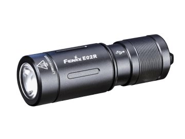 Fenix E02R torcia Nero Torcia a mano LED