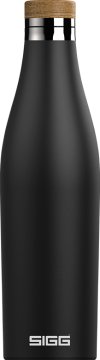 SIGG Meridian Nero Uso quotidiano 500 ml Bamboo, Acciaio inox Nero