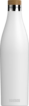 SIGG Meridian Bianco Uso quotidiano 700 ml Bamboo, Acciaio inox Bianco