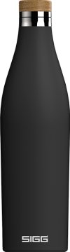 SIGG Meridian Nero Uso quotidiano 700 ml Bamboo, Acciaio inox Nero