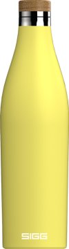 SIGG Meridian Ultra Lemon Uso quotidiano 700 ml Bamboo, Acciaio inox Giallo