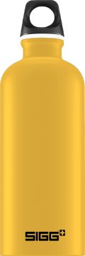 SIGG Traveller Mustard Touch Uso quotidiano 600 ml Alluminio Nero, Giallo