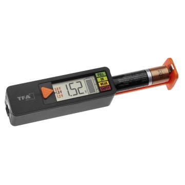 TFA-Dostmann 98.1126.01 tester per batterie Nero