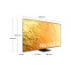Samsung TV Neo QLED 8K 85” QE85QN800B Smart TV Wi-Fi Stainless Steel 2022, Mini LED, Processore Neural Quantum 8K, Ultra sottile, Gaming mode, Suono 3D 16