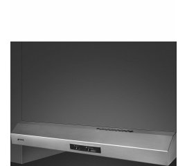 Smeg KTE90E2 cappa aspirante Incassato Acciaio inox 282 m³/h