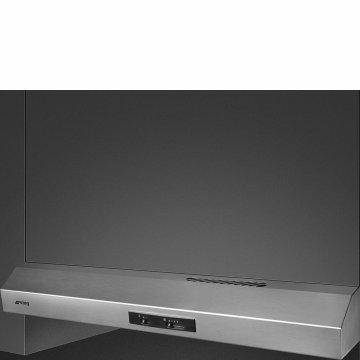 Smeg KTE90E2 cappa aspirante Incassato Acciaio inox 282 m³/h
