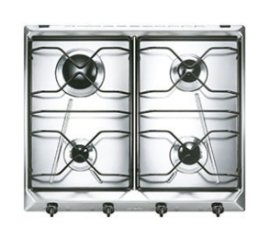 Smeg PS64 piano cottura Acciaio inox Da incasso 59.5 cm Gas 4 Fornello(i)