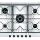 Smeg PS76 piano cottura Acciaio inox Da incasso 68.5 cm Gas 5 Fornello(i) 2
