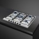 Smeg PS76 piano cottura Acciaio inox Da incasso 68.5 cm Gas 5 Fornello(i) 3