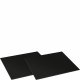 Smeg CVB40N2 tagliere da cucina Quadrato Acciaio inox Nero 2