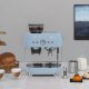Smeg Macchina da Caffè Espresso Manuale con macinacaffè integrato 50's Style – Azzurro LUCIDO – EGF03PBEU 17