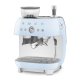 Smeg Macchina da Caffè Espresso Manuale con macinacaffè integrato 50's Style – Azzurro LUCIDO – EGF03PBEU 5