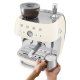 Smeg Macchina da Caffè Espresso Manuale con macinacaffè integrato 50's Style – Panna LUCIDO – EGF03CREU 6