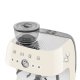Smeg Macchina da Caffè Espresso Manuale con macinacaffè integrato 50's Style – Panna LUCIDO – EGF03CREU 8