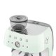Smeg Macchina da Caffè Espresso Manuale con macinacaffè integrato 50's Style – Verde Pastello LUCIDO – EGF03PGEU 8