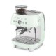 Smeg Macchina da Caffè Espresso Manuale con macinacaffè integrato 50's Style – Verde Pastello LUCIDO – EGF03PGEU 10