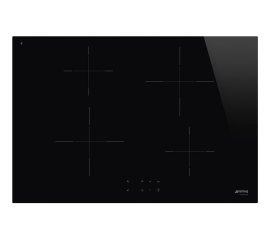 Smeg PSI276 piano cottura Nero Da incasso 75 cm Piano cottura a induzione 4 Fornello(i)