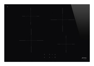 Smeg PSI276 piano cottura Nero Da incasso 75 cm Piano cottura a induzione 4 Fornello(i)
