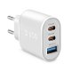SBS TETR1USB2CPD45W Caricabatterie per dispositivi mobili Universale Bianco AC Ricarica rapida Interno 2