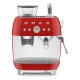 Smeg Macchina da Caffè Espresso Manuale con macinacaffè integrato 50's Style – Rosso LUCIDO – EGF03RDEU 2