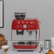Smeg Macchina da Caffè Espresso Manuale con macinacaffè integrato 50's Style – Rosso LUCIDO – EGF03RDEU 21