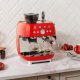 Smeg Macchina da Caffè Espresso Manuale con macinacaffè integrato 50's Style – Rosso LUCIDO – EGF03RDEU 23
