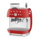 Smeg Macchina da Caffè Espresso Manuale con macinacaffè integrato 50's Style – Rosso LUCIDO – EGF03RDEU 5