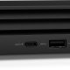 HP Pro 260 G9 Intel® Core™ i3 i3-1315U 8 GB DDR4-SDRAM 256 GB SSD Windows 11 Home Mini PC Nero 3