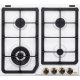 De’Longhi BF 46 PRO piano cottura Bianco Da incasso 60 cm Gas 4 Fornello(i) 2