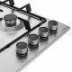Beko HIAW64224SXE Acciaio inox Da incasso 58 cm Gas 4 Fornello(i) 5
