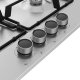 Beko HIAG64223SXE Acciaio inox Da incasso 60 cm Gas 4 Fornello(i) 5