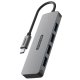 Sitecom CN-5009 hub di interfaccia USB 3.2 Gen 1 (3.1 Gen 1) Type-C 5000 Mbit/s Nero, Grigio 2