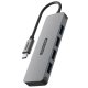 Sitecom CN-5009 hub di interfaccia USB 3.2 Gen 1 (3.1 Gen 1) Type-C 5000 Mbit/s Nero, Grigio 2