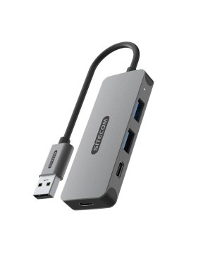 Sitecom CN-5007 hub di interfaccia USB 3.2 Gen 1 (3.1 Gen 1) Type-A 5000 Mbit/s Nero, Grigio