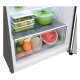 LG GTBV36PZGKD Frigorifero doppia porta 70cm, Classe E, 395L, Door & Linear Cooling, Inox 19