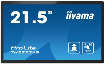 iiyama TW2223AS-B1 pannello di controllo tattile 54,6 cm (21.5") 1920 x 1080 Pixel