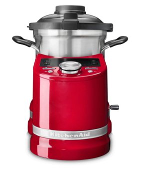 KitchenAid Artisan 1500 W 4,5 L Grigio, Rosso, Acciaio inox