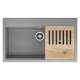Smeg VSGX860CT lavello Lavello montato su piano Rettangolare Granito 4