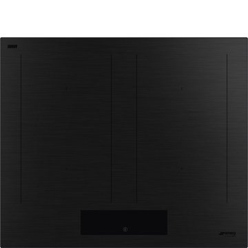 Smeg Universal Classica Piano di cottura SIM3644MB Nero Opaco