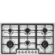 Smeg Classic Classica Piano di cottura PGF962 Acciaio Inox 2