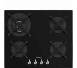 Smeg Classic PV364N piano cottura Nero Da incasso 60 cm Gas 4 Fornello(i)